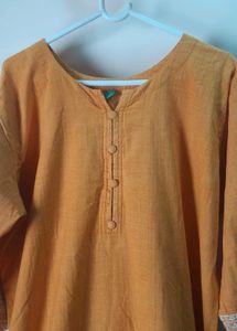 ELegant gold yellow color Kurti