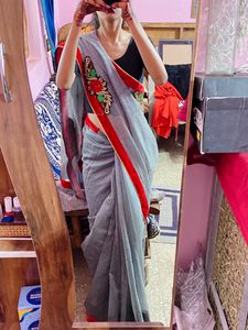 GREY SAREE