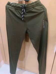 Men's Olive Green Track Pants