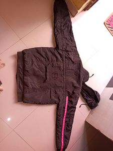 Men's Solid Black Regular Jacket
