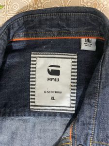 Men's Dark Wash Denim Shirt