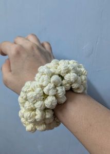 Crochet Gajra White