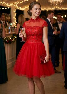 Stunning Red Party Dress