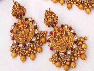 Temple Golden Plated Necklace
