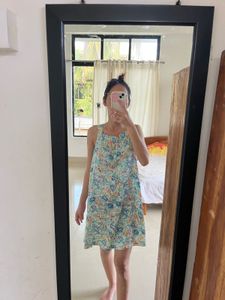 Boho Floral Mini Dress
