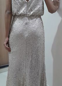 Full Length Party Wear Sequence Gown