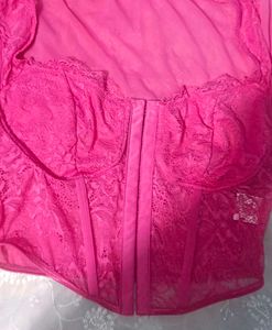 stretchable Lace Corset Top
