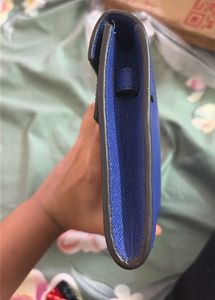 Hermes long wallet Epsom leather with gold toned h