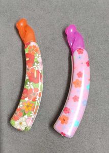 Banana Hair Clip Set Of 2 Orange🧡 and Pink 💖