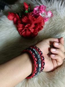 Handmade Navratri Bangles For One Hand