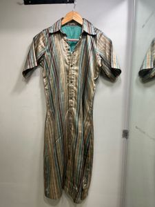Striped Shirt Dress