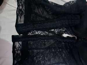 Black Lace Corset