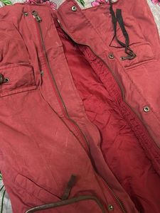 vintage red jacket