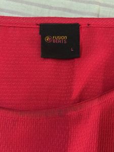 Fusion Beats bright pink a line dress