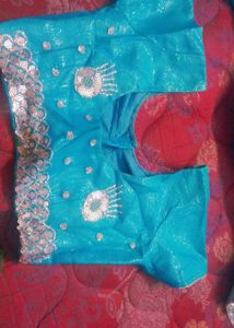 Stunning Teal Sequined Outfit
