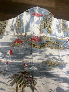 Men's Tropical Print Short Sleeve Shirt