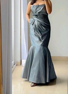 Elegant Strapless Mermaid Dress
