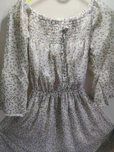 Korean Floral Dress
