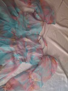 Pastel Tie-Dye Mini Dress