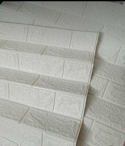 (Pack of 5) - 3D Brick Peel &amp; Stick Wall Panell