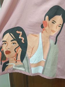 Pink Oversized Collared Shirt
