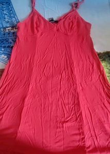 set of two yellow and Red Ribbed Tank Dress