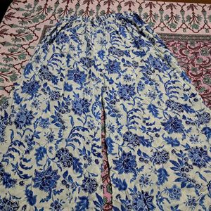 Boho Floral Print Palazzo Pants