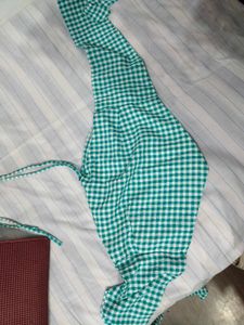 Cute Gingham Halter Top
