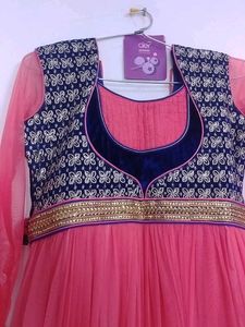 Pink Anarkali Dress,New