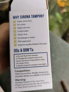 Sirona Premium Applicator Tampons
