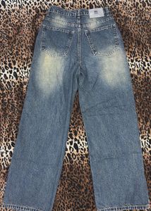 Retro Wide Leg Denim Jeans