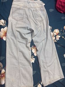 Zudio Light Wash Wide Leg Jeans