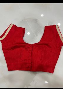 Cream &amp; Red Lehenga Choli