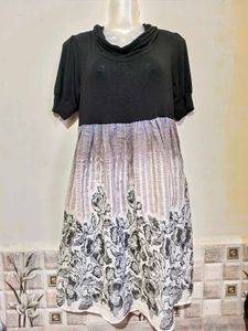 Boho Floral Print Midi Dress
