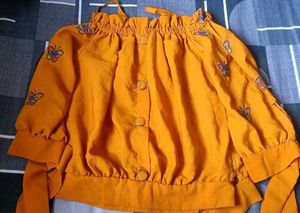 Off-Shoulder Butterfly Top