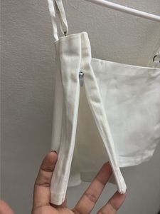 White Crop Top