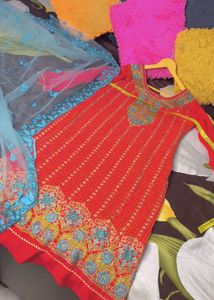 duppata and kurta  only full work kamij