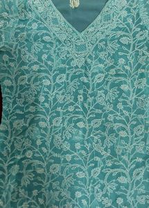 Allover Chikankari Kurta Pant &amp; Dupatta