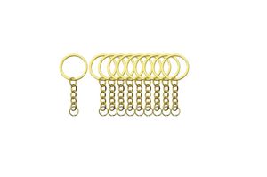 Bulk Gold Keychains for Crafts