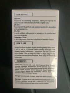 Oshea 25% AHA + bha PEELING SOLUTION