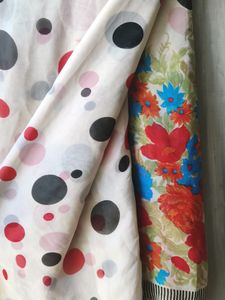 Vintage Saree With Polka Dot