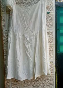 White kurta sharara duppta set