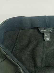 Stylish Faux Leather Pants S/M