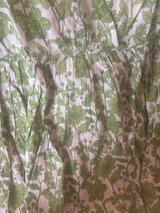 Light Green Floral Print Dress