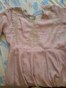 Pink Anarkali Set