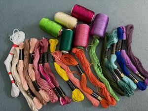 Anchor Embroidery Cotton and Satin threads