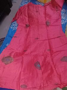 Elegant Banarasi Kurta Set with Embroidery
