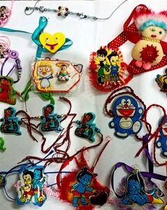 New Kids'  3 Rakhi  - Cartoon Characters