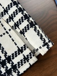 Black and White mini skirt