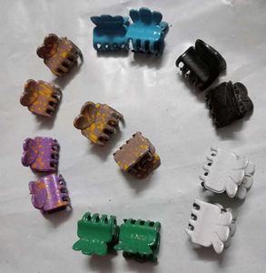Vibrant Mini Claw Clips Set